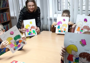 Prezentacja wykonanych prac plastycznych