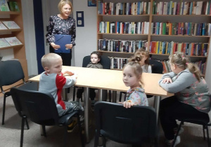 Pani Iwonka wita wszystkich uczestników projektu