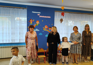Powitanie przybyłych gości przez Panią dyrektor