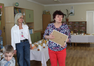 Podziękowanie Pani dyrektor Marii Klauzy za miłe spotkanie