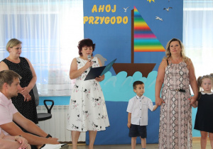 Powitanie Pani dyrektor Marii Klauza