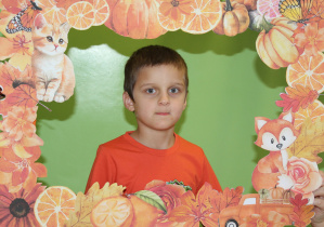 Dzień pomarańczowy - zdjęcie Ksawerego w jesiennej fotoramce