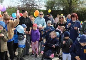 Festiwal Baniek w Parku Solidarności - na zdjęciu uczestnicy obchodów