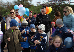 Festiwal Baniek w Parku Solidarności - na zdjęciu uczestnicy obchodów