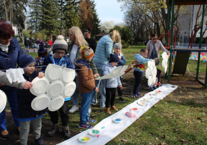 Warsztaty integracyjne na placu SOSW w Radomsku